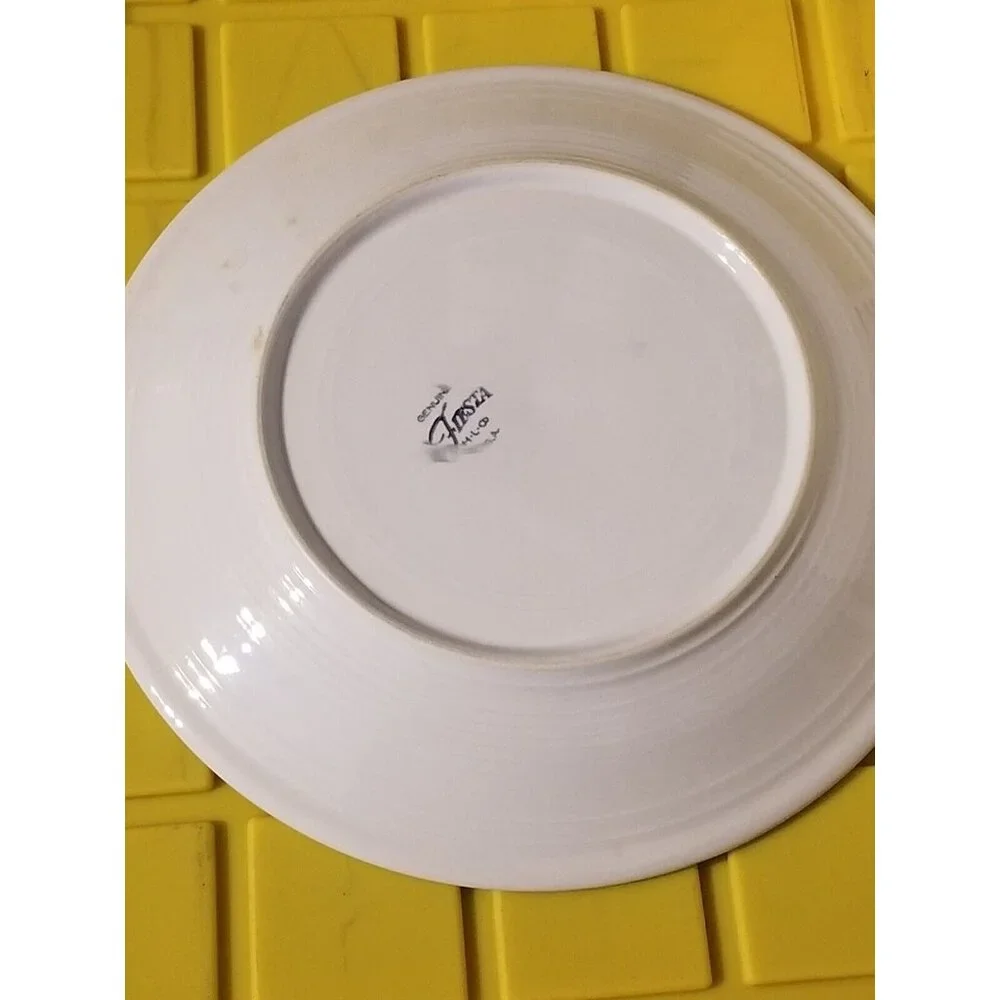 Fiesta‎ Homer Laughlin White Round Chop Plate/Platter 11.5